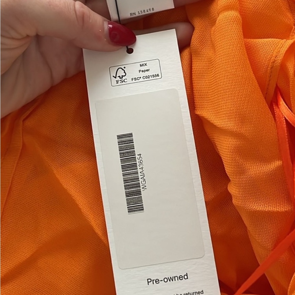 cult gaia Orange Maxi Dress - Picture 5 of 6
